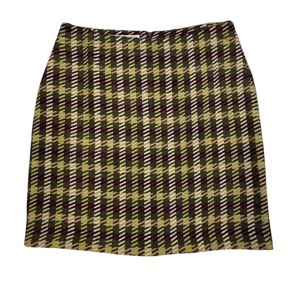 Geoffrey Beene Sport Womens Acrylic Wool Blend 70s Patterned‎ Pencil Skirt 506
